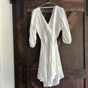White bridal shower dress